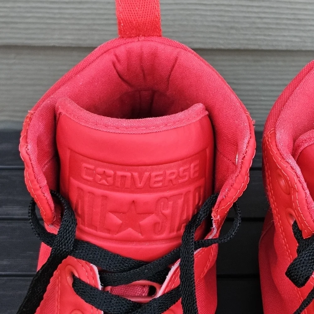 Converse‎ Chuck Taylor All Star High Top Shoes Red Black Sneakers Mens Size 11